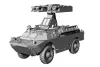 Hauler SA-9 Gaskin – járműmakett