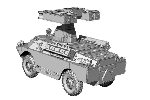 Hauler SA-9 Gaskin – járműmakett