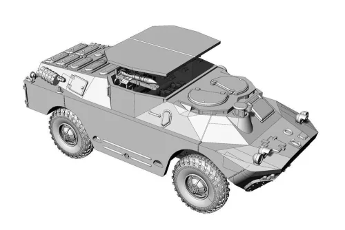 Hauler 9P122 Malyutka – járműmakett