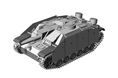 Hauler StuH 42 Ausf.G 10,5cm – harcjármű makett