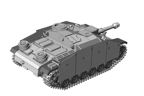 Hauler StuH 42 Ausf.G 10,5cm – harcjármű makett
