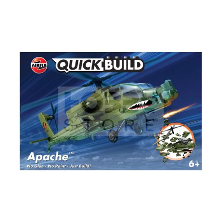 Airfix - QUICKBUILD Apache repülőgép makett (J6004)