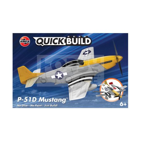 Airfix - QUICKBUILD P-51D Mustang repülőgép makett (J6016)