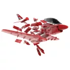 Airfix - QUICKBUILD Red Arrows Hawk repülőgép makett (J6018)