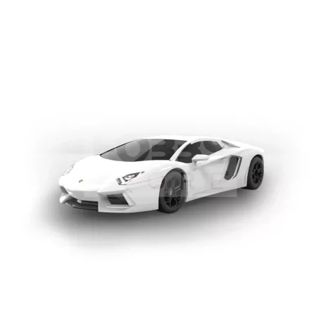 Airfix - QUICKBUILD Lamborghini Aventador white autó makett (J6019)