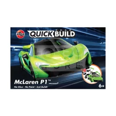 Airfix - QUICKBUILD McLaren P1 green autó makett (J6021)