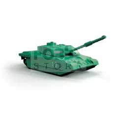   Airfix - QUICKBUILD Challenger Tank Green harcjármű makett (J6022)