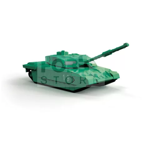 Airfix - QUICKBUILD Challenger Tank Green harcjármű makett (J6022)