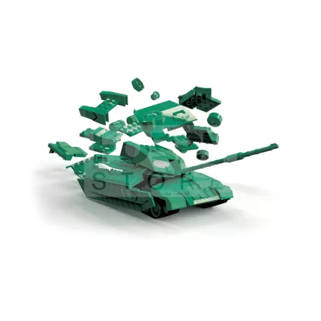 Airfix - QUICKBUILD Challenger Tank Green harcjármű makett (J6022)