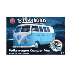 Airfix - QUICKBUILD VW Camper Van blue autó makett (J6024)
