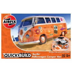   Airfix - QUICKBUILD VW Camper Van 'Surfin' autó makett (J6023)