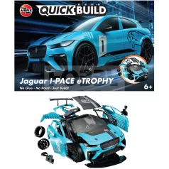   Airfix - QUICKBUILD Jaguar I-PACE eTROPHY autó makett (J6033)