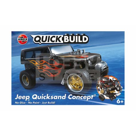 Airfix - QUICKBUILD Jeep 'Quicksand' Concept autó makett (J6038)