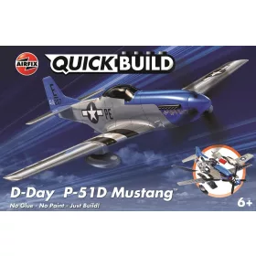 Airfix QUICKBUILD D-Day Mustang – Airfix J6046