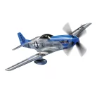 Airfix - QUICKBUILD D-Day P-51D Mustang repülőgép makett (J6046)