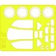 Eduard Accessories Bf 109K-4 - kabin- és ablakmaszk