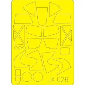   Eduard Accessories P-38 Lightning - P-38 Lightning – kabin- és ablakmaszk