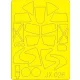 Eduard Accessories P-38 Lightning - P-38 Lightning – kabin- és ablakmaszk