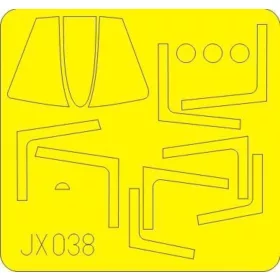   Eduard Accessories F-104 Starfighter - F-104 Starfighter – kabin- és ablakmaszk