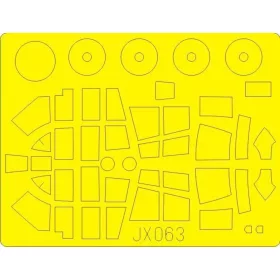   Eduard Accessories Ju 87D Stuka Für Hasegawa Bausatz - kabin- és ablakmaszk