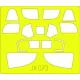 Eduard Accessories P-39 Airacobra für Special Hobby Bausatz - kabin- és ablakmaszk