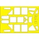 Eduard Accessories Bf 109F-4 for Hasegawa - kabin- és ablakmaszk