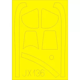 Eduard Accessories P-51D for Tamiya - kabin- és ablakmaszk