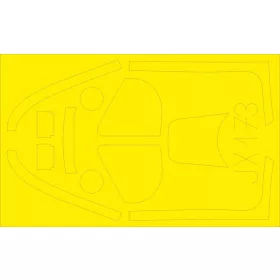 Eduard Accessories P-51K for Dragon - kabin- és ablakmaszk