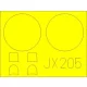 Eduard Accessories Fokker D.VII for Wingnut Wings - kabin- és ablakmaszk