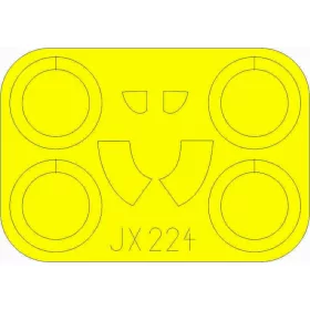  Eduard Accessories I-16 Type 29 for ICM - kabin- és ablakmaszk