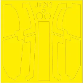 Eduard Accessories AH-1Z for Academy - kabin- és ablakmaszk