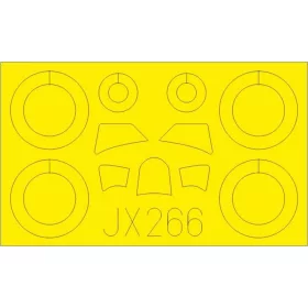 Eduard Accessories CR.42 for ICM - kabin- és ablakmaszk