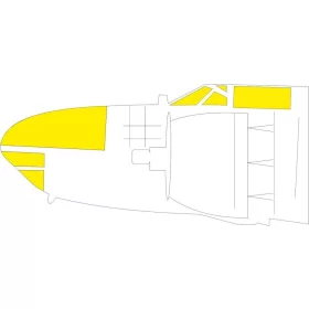   Eduard Accessories A-26C Invader 1/32 for HOBBY BOSS - kabin- és ablakmaszk