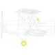 Eduard Accessories DH. 82A Tiger Moth 1/32 for ICM - kabin- és ablakmaszk
