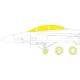 Eduard Accessories F/A-18F, for REVELL - kabin- és ablakmaszk