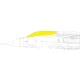 Eduard Accessories Tornado ECR for ITALERI - kabin- és ablakmaszk