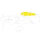 Eduard Accessories Ju 87G-1/2 TFace for BORDER MODEL - kétoldalas kabinmaszk (TFace)