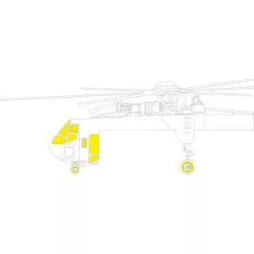   Eduard Accessories CH-54A TFace 1/35 ICM - kétoldalas kabinmaszk (TFace)