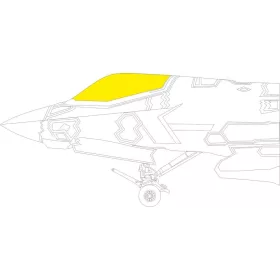Eduard Accessories F-35B 1/32 - kabin- és ablakmaszk