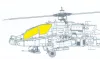 Eduard Accessories AH-64A early TFace - kétoldalas kabinmaszk (TFace)