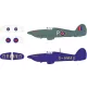 Eduard Accessories Sea Hurricane Mk.IIc marking & national insignia for Revell - felségjel-festő maszk