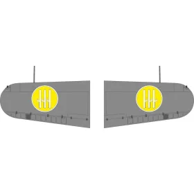   Eduard Accessories MC.200 Saetta wings national insignia for Italeri - szárny felségjel-festőmaszk