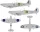 Eduard Accessories Spitfire Mk.Vb early British national insignia for Kotare - Spitfire Mk.Vb korai brit – felségjel-festő maszk