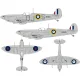 Eduard Accessories Spitfire Mk.Vb early British national insignia for Kotare - Spitfire Mk.Vb korai brit – felségjel-festő maszk
