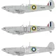 Eduard Accessories Spitfire Mk.Vb early code letters (for 32006 kit) for Kotare - korai kódbetű-maszk