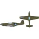 Eduard Accessories P-51B US national insignia for Eduard - felségjel-festő maszk