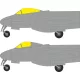 Eduard Accessories Meteor F.8 Tface for Revell - kétoldalas kabinmaszk (TFace)