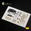 Kelik Yak-9T interior 3D decals for ICM kit - 3D belsőtér-részletező matricakészlet