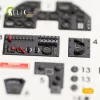 Kelik P-40M interior 3D decals for Trumpeter kit - 3D belsőtér-részletező matricakészlet