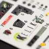Kelik P-40M interior 3D decals for Trumpeter kit - 3D belsőtér-részletező matricakészlet
